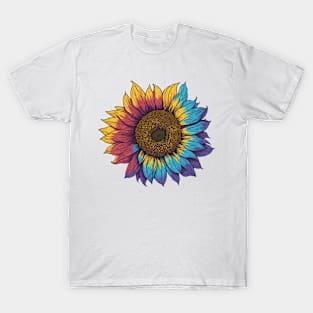 Tie Dye Sunflower T-Shirt